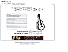 Tablet Screenshot of chordguide.com